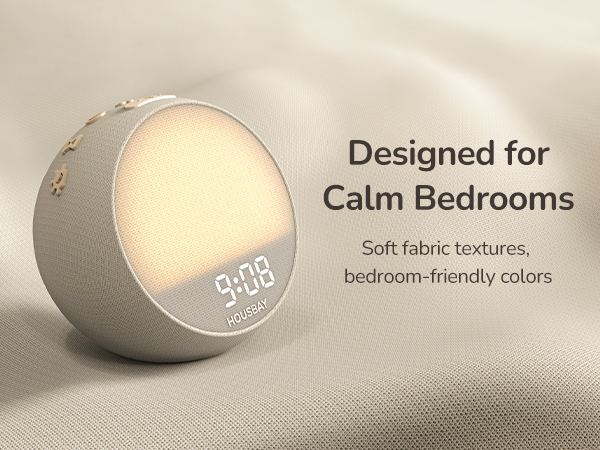 Soft fabric textures, bedroom-friendly colors