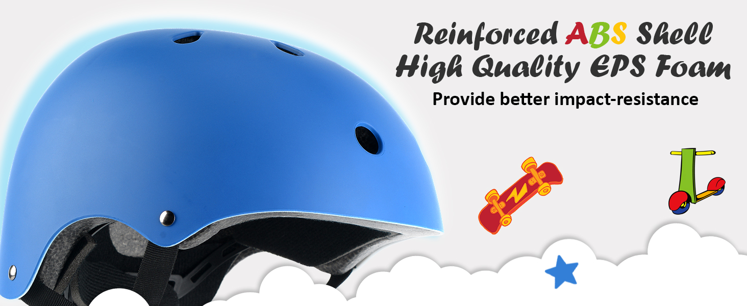 Reinforced ABS Shell and High Quality EPS Foam Provide better impact-resistance