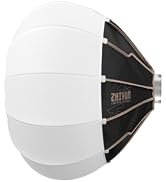 ZHIYUN 25.5inch/65cm/2.1ft Lantern Softbox with Bowens Mount, Professional Video Light Softbox fo...