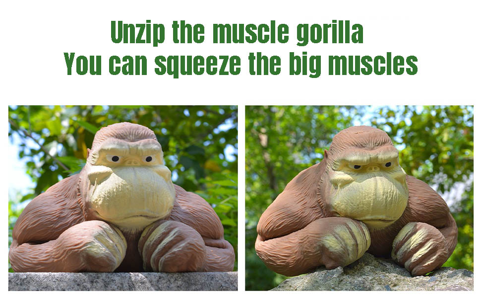 Squeeze Brown Gorilla Fidgets Toy
