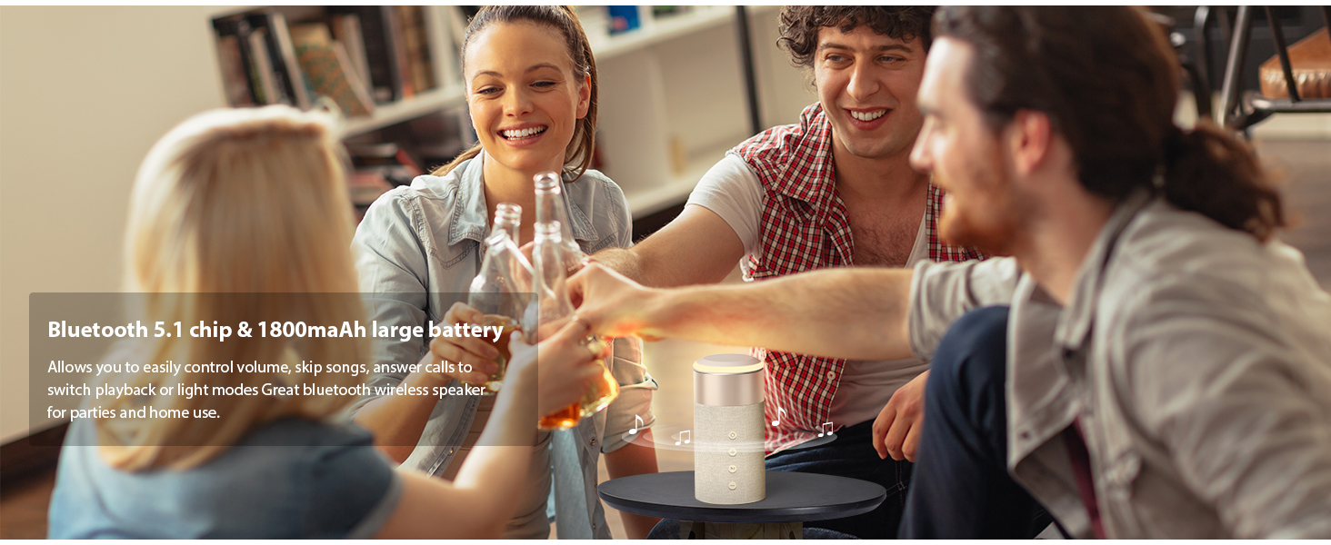 bluetooth speaker wireless charger