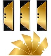 Vickay 30 Pack Utility Knife Blades, Heavy Duty Box Cutter Replacement Blades, SK2 Steel with Tit...