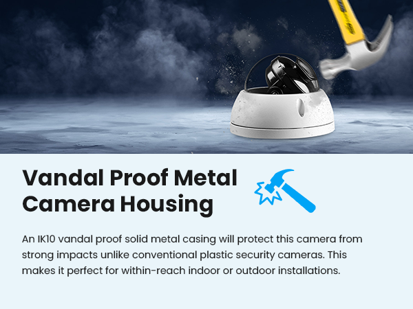 Vandal Proof Metal Camera Housing