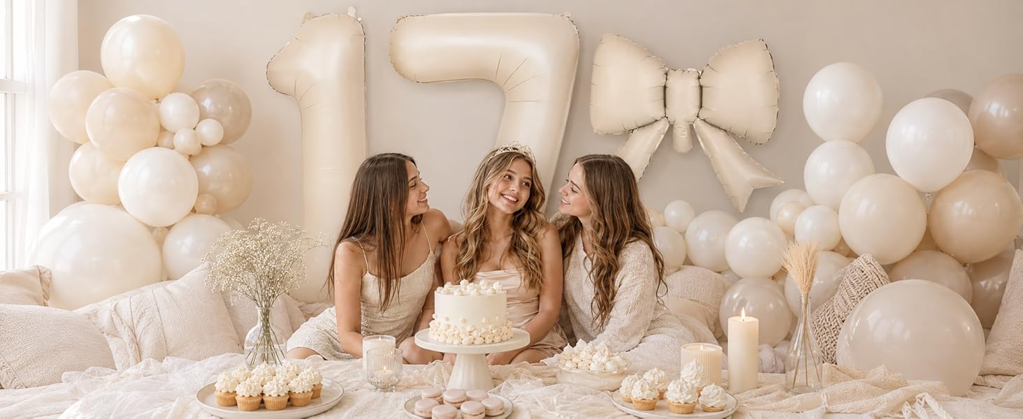 40 Inch Number Balloons with Bow Balloon
