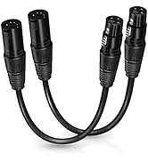 HOSONGIN 5 Pin XLR Male to 3 Pin XLR Female DMX Adapter Cable for Microphone DMX DMX512 Stage Lig...