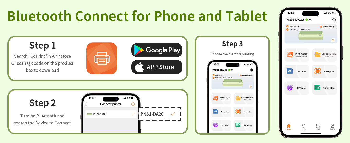 wireless bluetooth printer