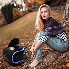 Portable MP3/CD Player, AM/FM Stereo Radio &amp; USB Input