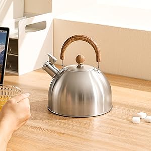 whistling tea kettle for stove top