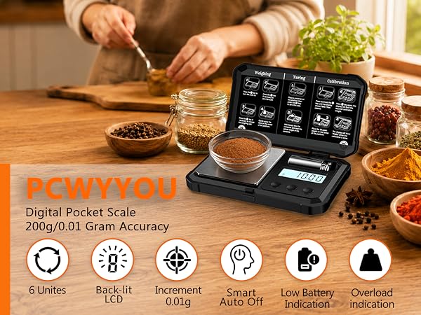 Powder scale scales digital weight grams