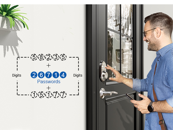 keyless entry door lock