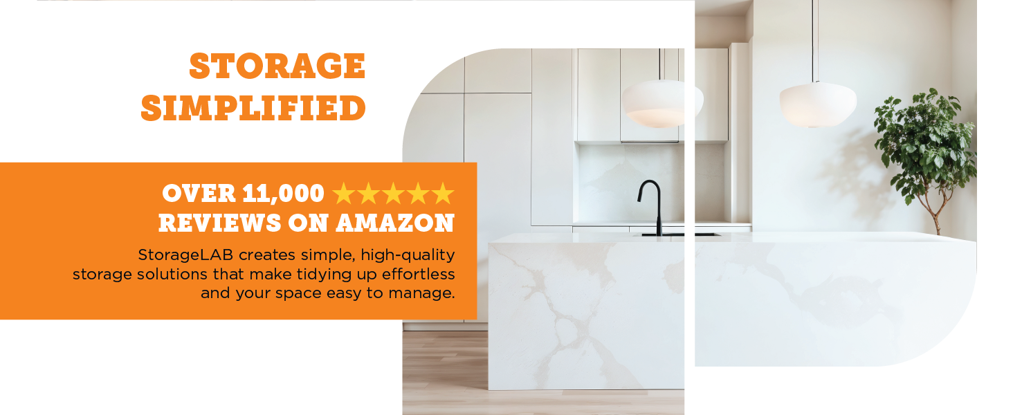 StorageLAB 4 Piece Hard Shell Storage Organizers