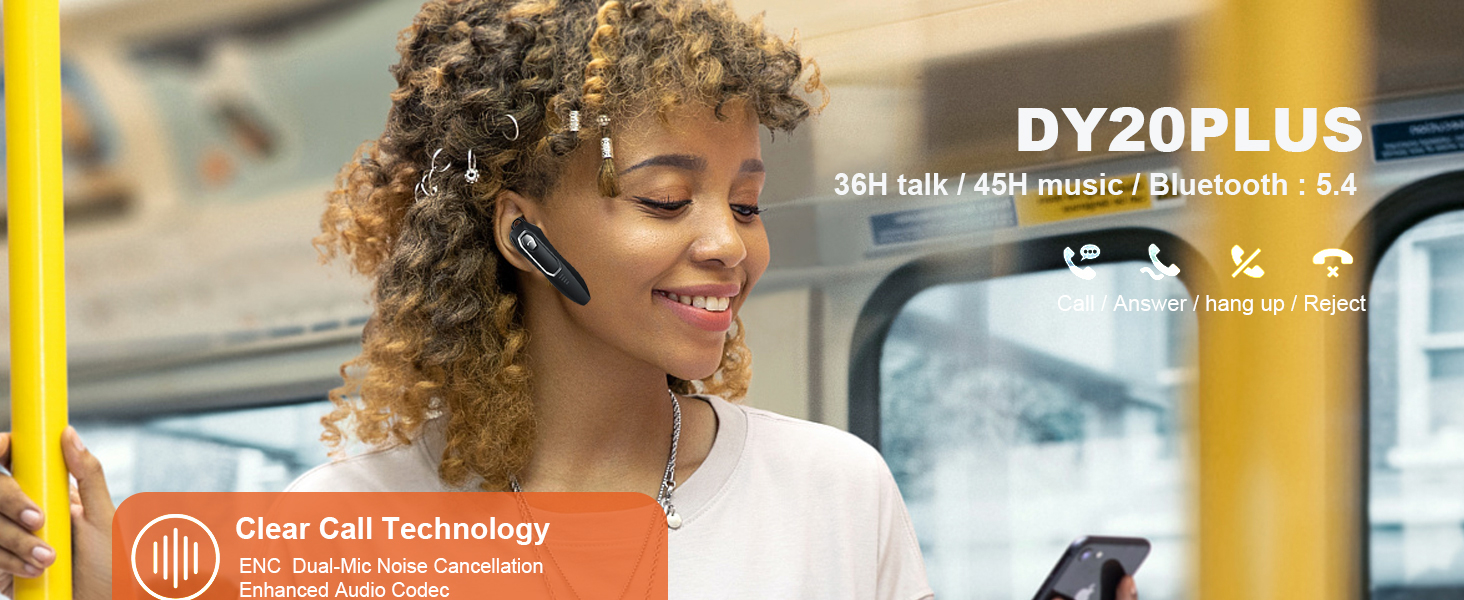 single ear headset bluetooth 5.4