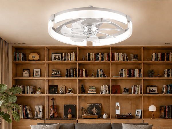 Ceiling Fans with Lights and Remote