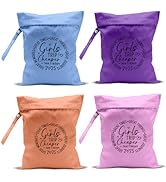 zcyxuuw 4Pcs Girls Trip Gifts Wet Dry Bag, Beach Bag Wet Bag Favors Aloha Bags, Sunscreen Bags Sw...