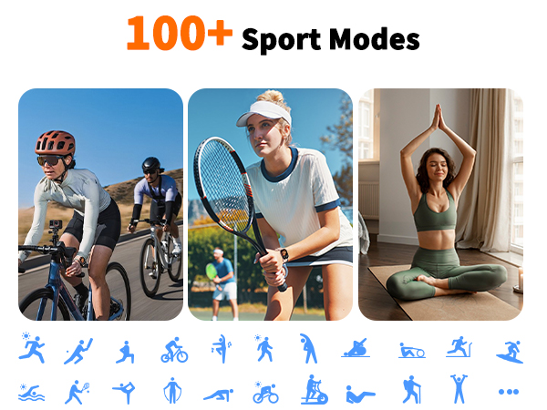 smart watch for women 100+ Sport Modes