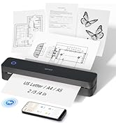 iDPRT Portable-Printer Wireless for Travel, Bluetooth Thermal Printer Support 8.5" x 11" US Lette...