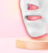 Red Light Therapy Mask for Face, Cordless Rechargeable Face Mask with Built-in Battery, Lightweig...