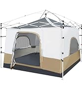 REDCAMP Canopy Camping Tent for Pop Up Canopy Tent, Inner Tent Converts Straight Leg 10'x10' or 1...