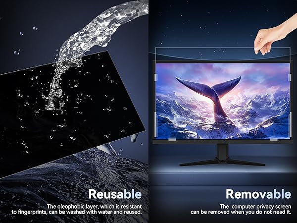 privacy screen 27 inch
