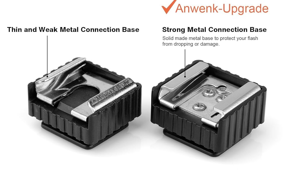 Anwenk flash shoe mount