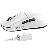 ATTACK SHARK R6 Gaming Mouse Wireless 2.4Ghz/Bluetooth/Type-C, PAW3950Max, 8K Polling Rate, 50 to...