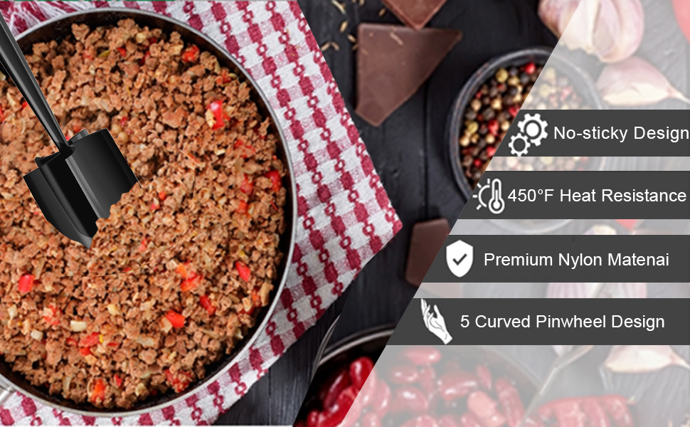 mashed potato masher meat breaker upper kitchen accessories for cooking meat masher kitchen tool