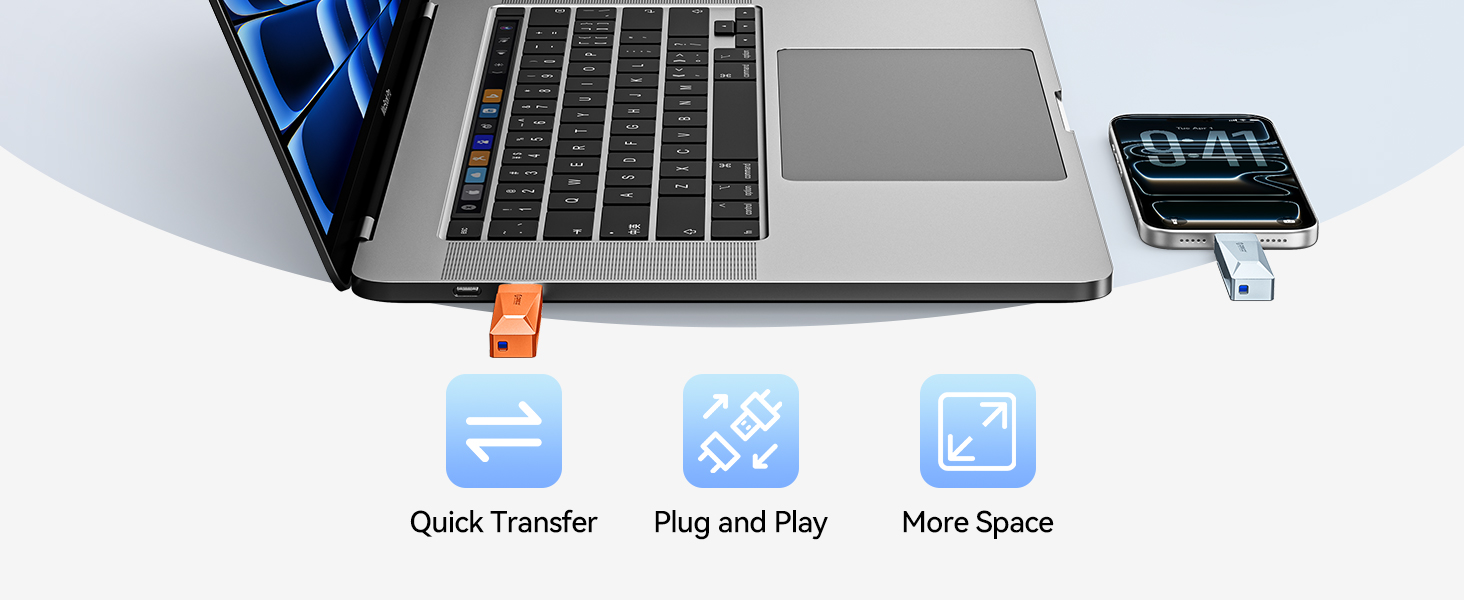 Close-up view of a laptop or device interface showing three icon buttons or navigation elements at the bottom of the screen.
