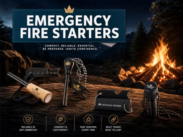 fire starter kit flint and steel firestarter