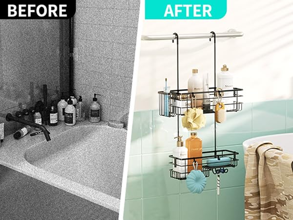 shower shelves