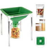 Extra Large Funnel Stable Wide Mouth Collapsible Funnel with Adjustable Stand | Food Grade Silico...