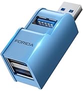 3 Ports USB 3.0 Adapter, USB Hub with 1 USB 3.0 and 2 USB 2.0 Port, Portable USB Port Splitter fo...