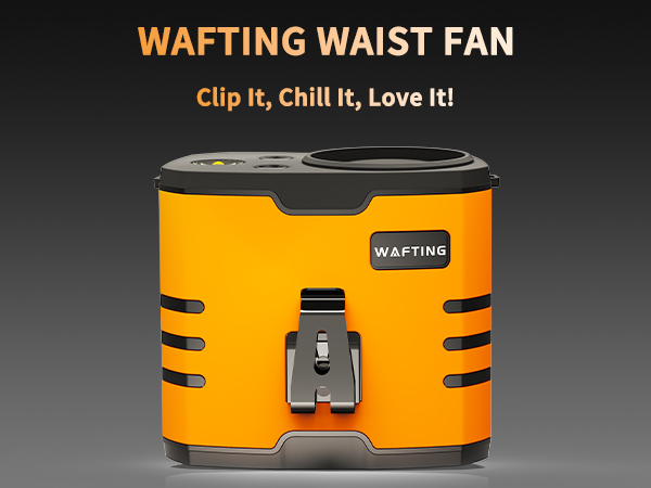 WAFTING portable waist fan