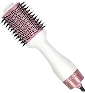 Blow Dryer Brush Hair Dryer Brush in One, 4-in-1 Styler Volumizer with Oval Titanium Barrel, Hot ...