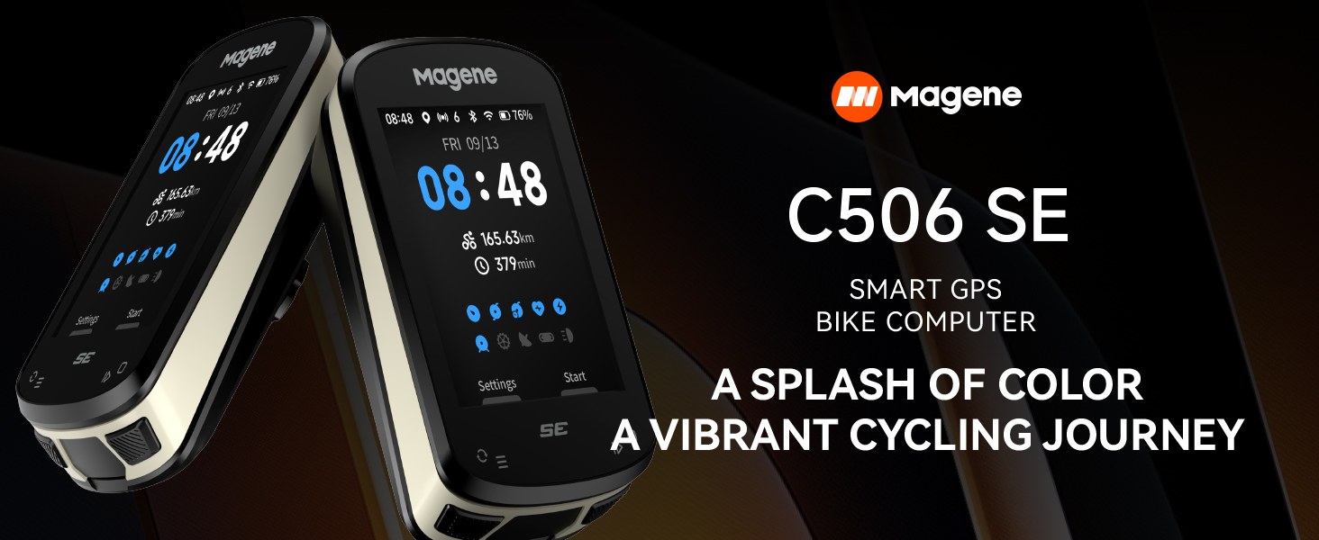 C506 SE Smart GPS bike computer with color screen