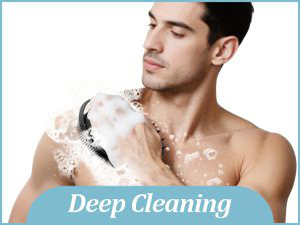 soft silicone body scrubber 