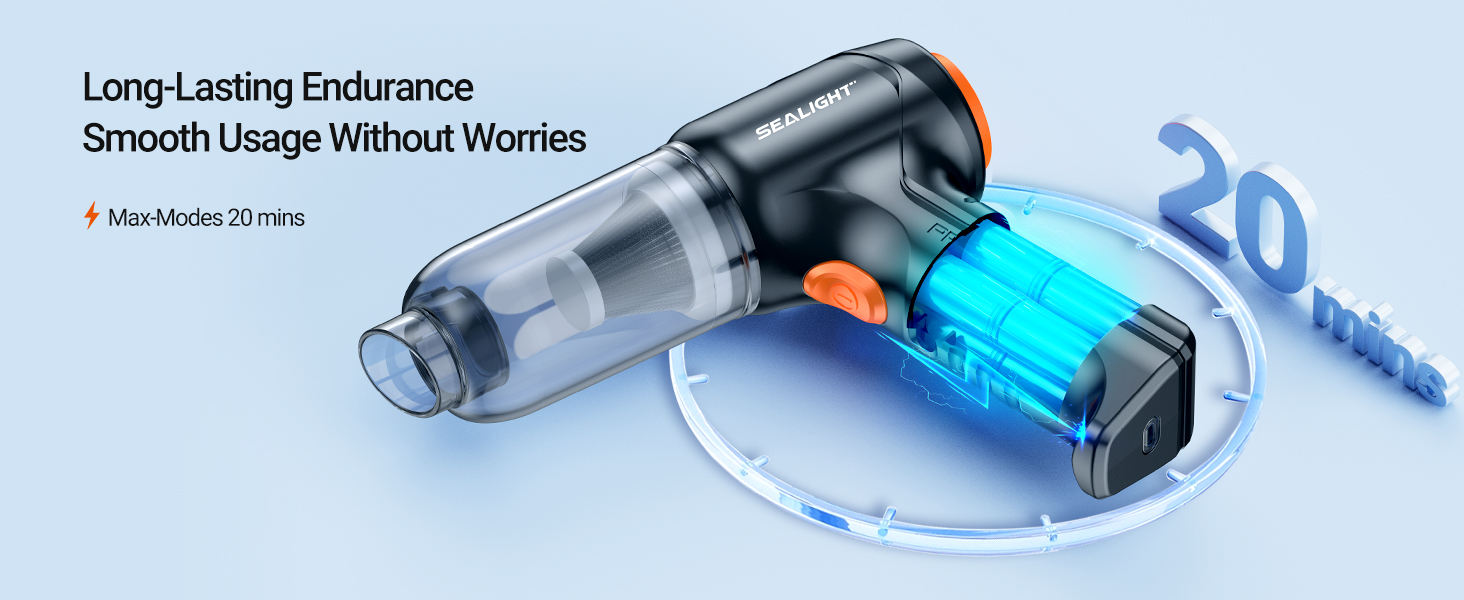 car vacuum sealight portable compact car vacuum wireless handheld car vacuum cleaner