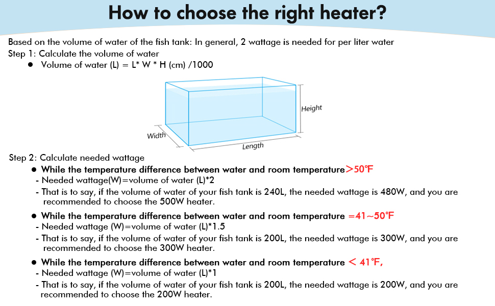 aquarium heater