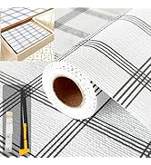 Niviy Shelf and Drawer Liner for Kitchen Cabinet, 12in x 10FT Waterproof Washable Thickened Shelf...
