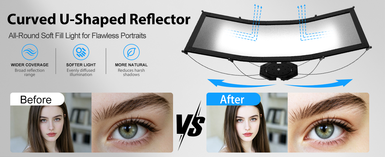 photography reflector with stand