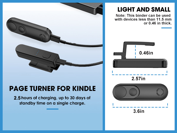 Inncarvs RF Remote Control Page Turner