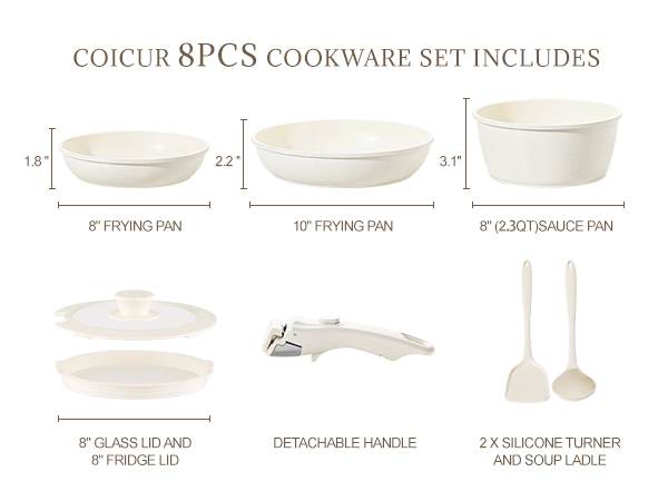 ceramic cookware set nonstick