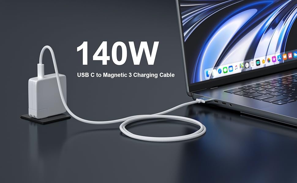 USB C to Magnetic 3 Charging Cable