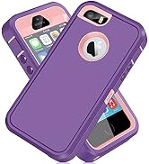 iPhone 5S Case, iPhone SE 2016 Case ACAGET iPhone 5 Case Heavy Duty Protective Armor Shock-Absorb...