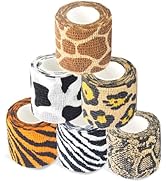 MEDUWEDU Pet Bandage 6 Rolls, Adhesive Bandage, Self Adhesive Bandage, First Aid Adhesive Gauze, ...