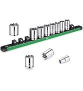 SK 1/2" Drive Socket Set, SAE Sockets, 11-Piece 7/16" to 1-1/16", SuperKrome Finish, Premium CR-V...