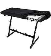 Piano Keyboard Dust Cover, 61 Keys Piano Music Keyboard Cover, Stretchy Electronic Keyboard Piano...