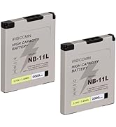 iROCCMIN 2Pcs 2000mAh NB-11L NB-11LH Replacement Battery for Canon PowerShot A2300 A2400 A4050 is...