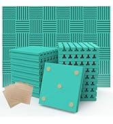 50Pack Sound Proof Foam Panels for Walls 2" X 12" X 12" Acoustic Foam Panels High Desnsity Studio...
