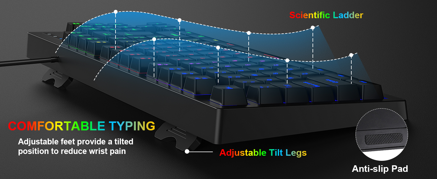 ergonomic keyboard and mouse