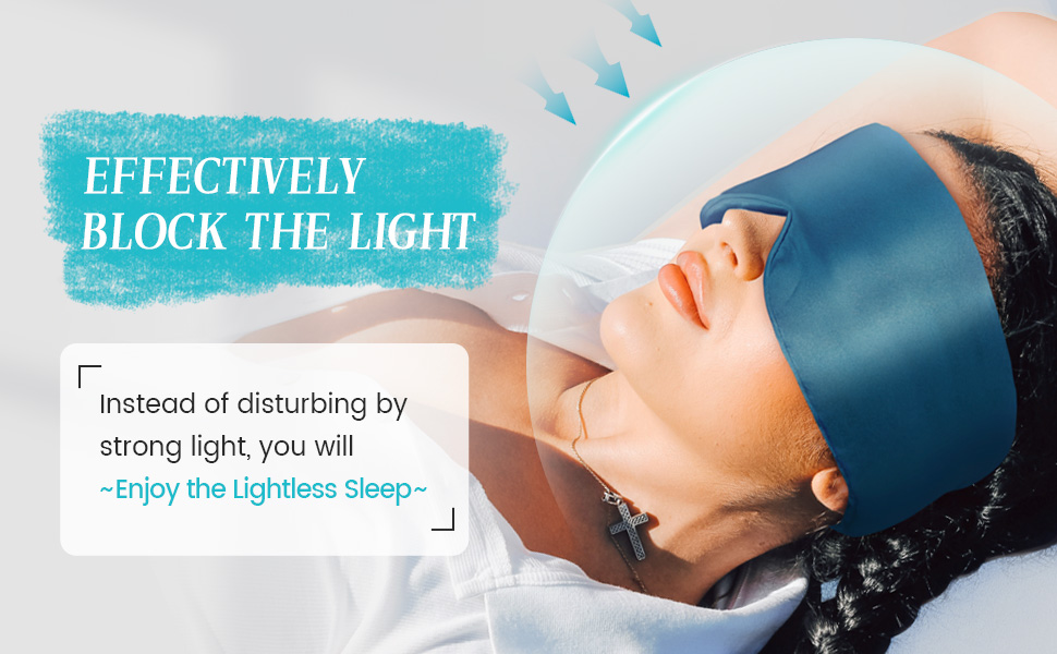 Silk Eye Mask - Effectively block the light